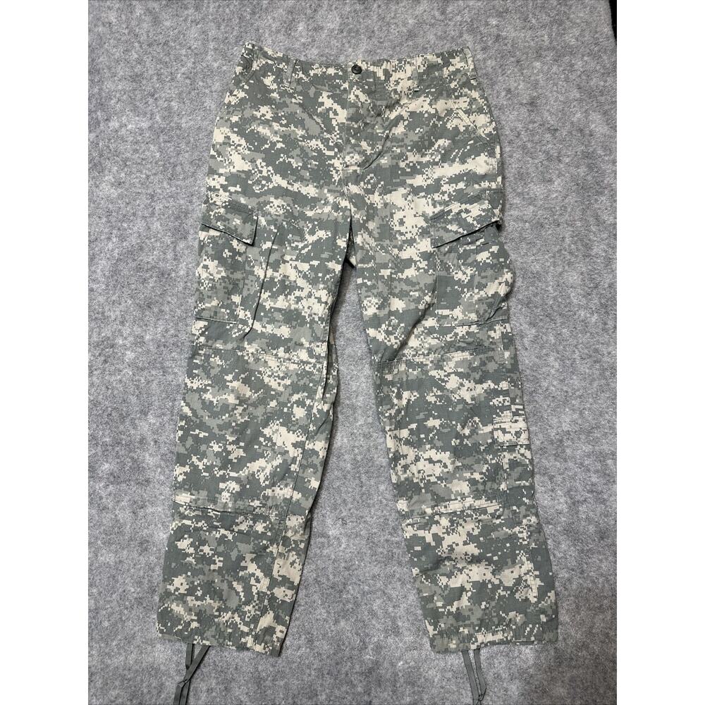 Army Combat Uniform Trousers Men's‎ Camouflage Pants Size M Green Cargo Pants